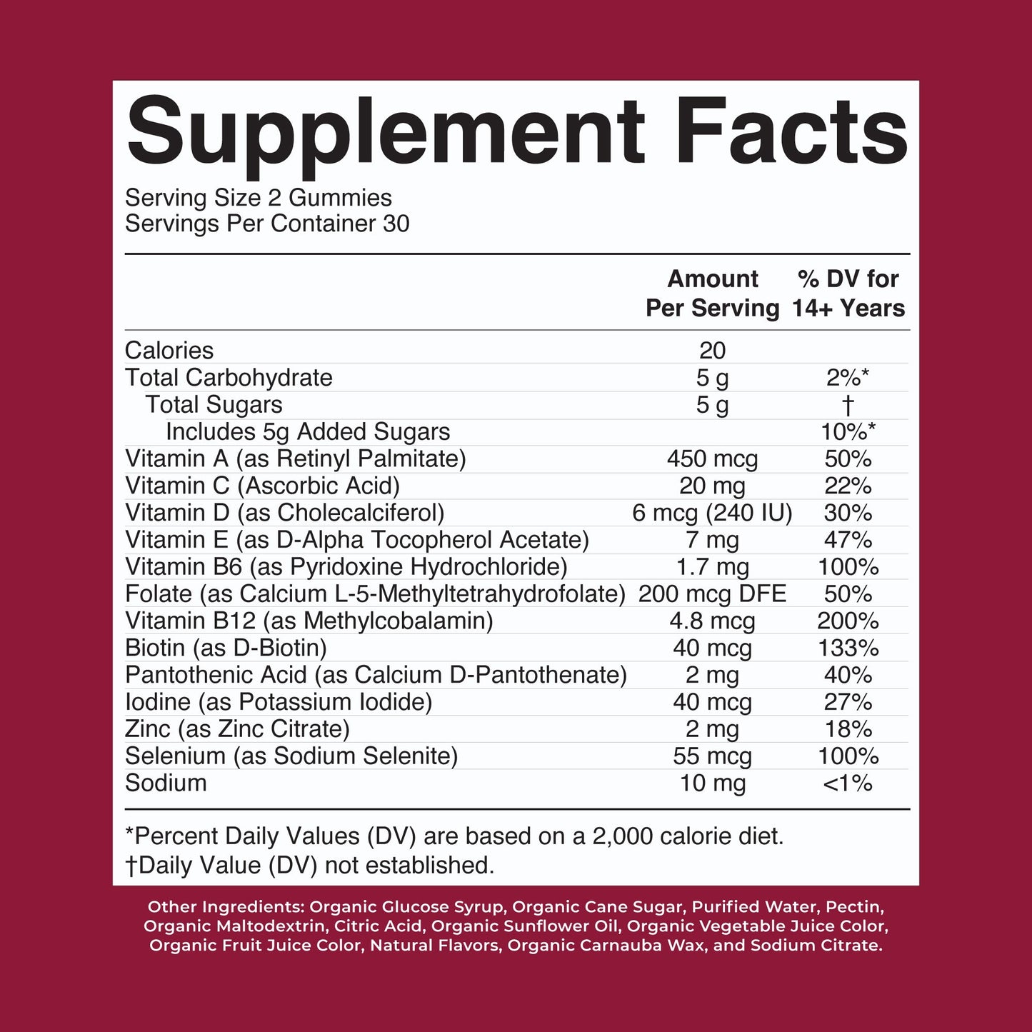 Organic Women's Multivitamin Gummies