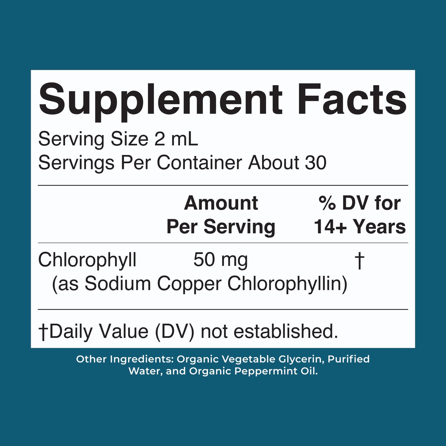 Vegan Liquid Chlorophyll Drops