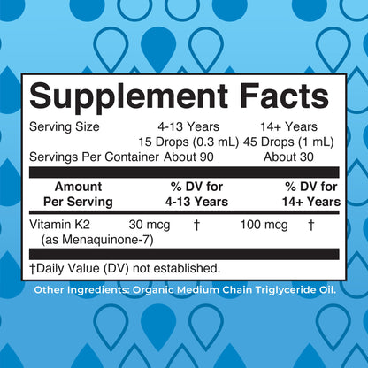 K2 (MK7) Organic Drops