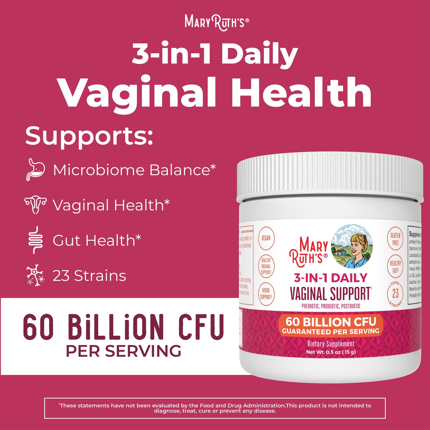 3-in-1 Vaginal Support Powder