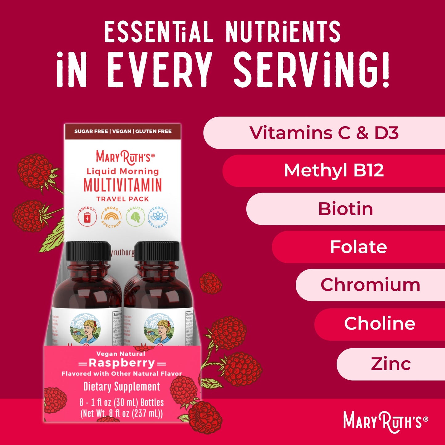 Liquid Morning Multivitamin Travel Pack