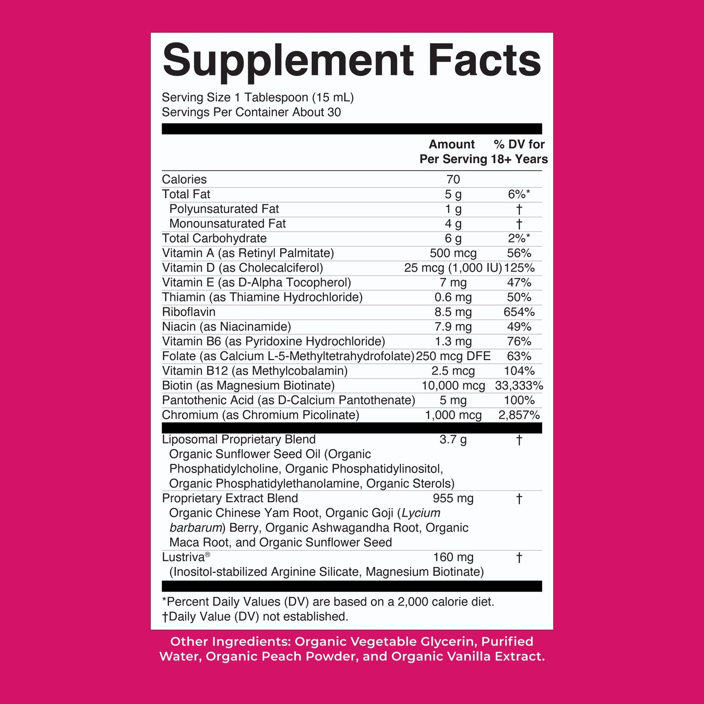 Women's Multivitamin + Hair Growth Liposomal