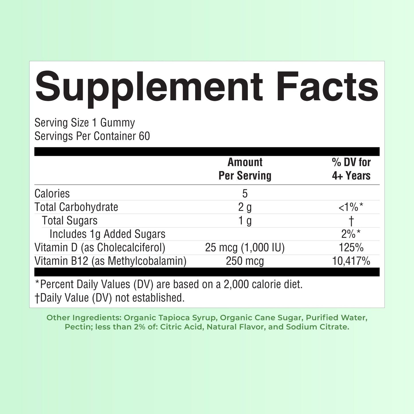 D3 + B12 Gummies (Strawberry)