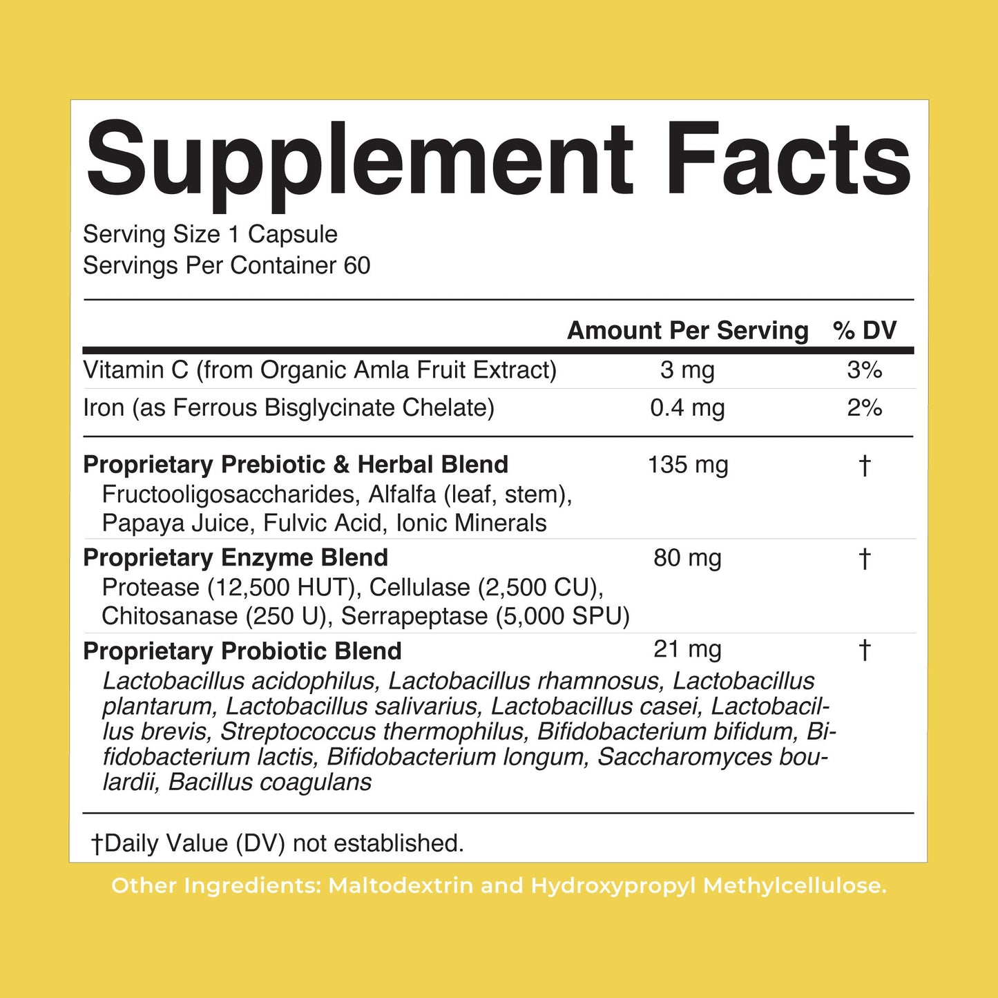 Gut Flora Health+ Enzymes