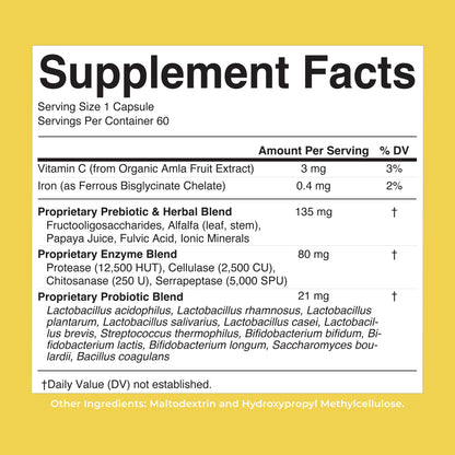 Gut Flora Health+ Enzymes