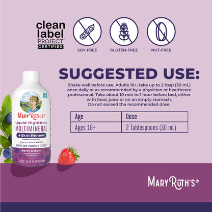 Liquid Nighttime Multimineral + Skin Renew