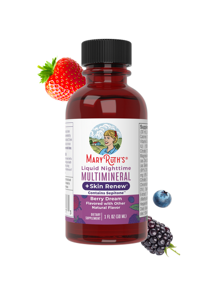 Liquid Nighttime Multimineral + Skin Renew Travel Pack