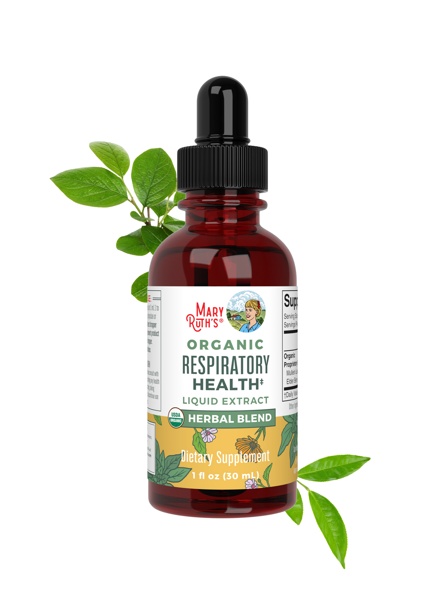 Organic Respiratory Health Herbal Blend Liquid Drops