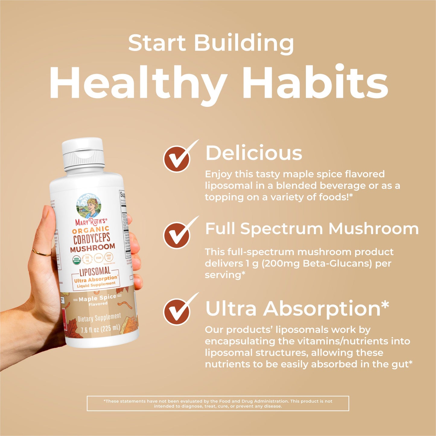 Organic Cordyceps Mushroom Liposomal