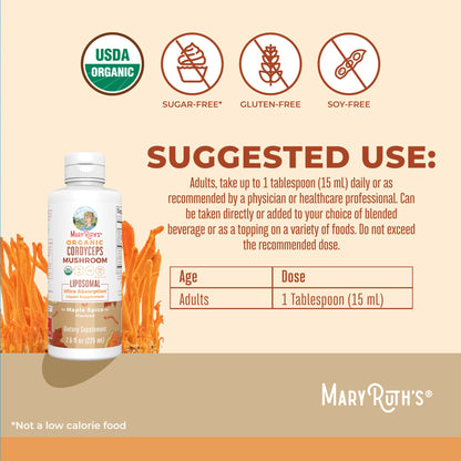 Organic Cordyceps Mushroom Liposomal