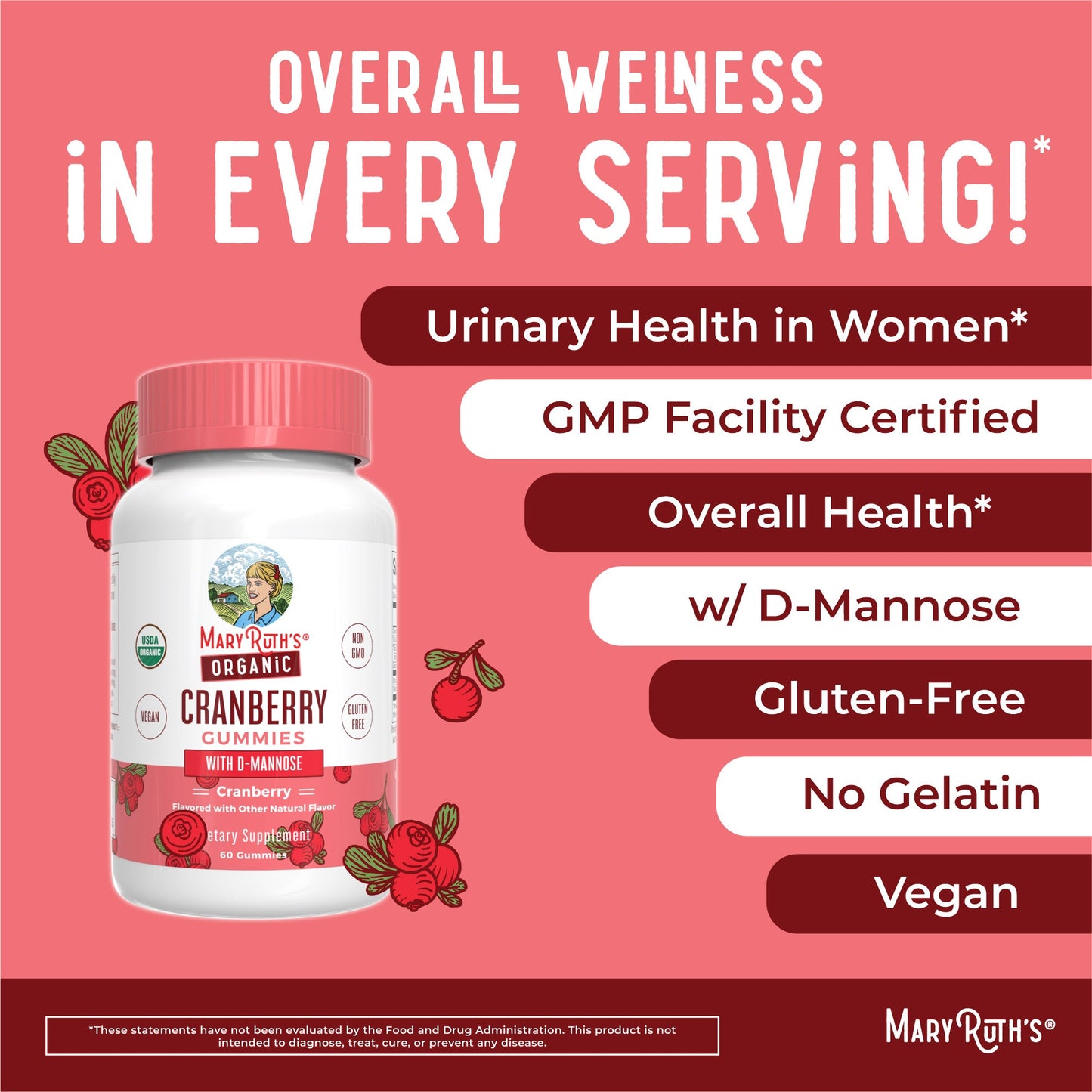 Organic Cranberry Gummies