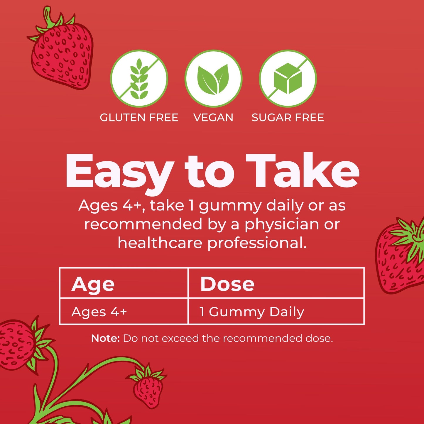 Organic D3+B12 Gummies