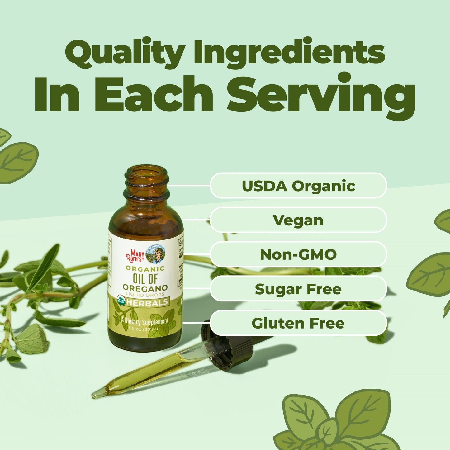 Organic Oil of Oregano Liquid Drops