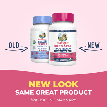 Organic Prenatal & Postnatal Multivitamin Gummies