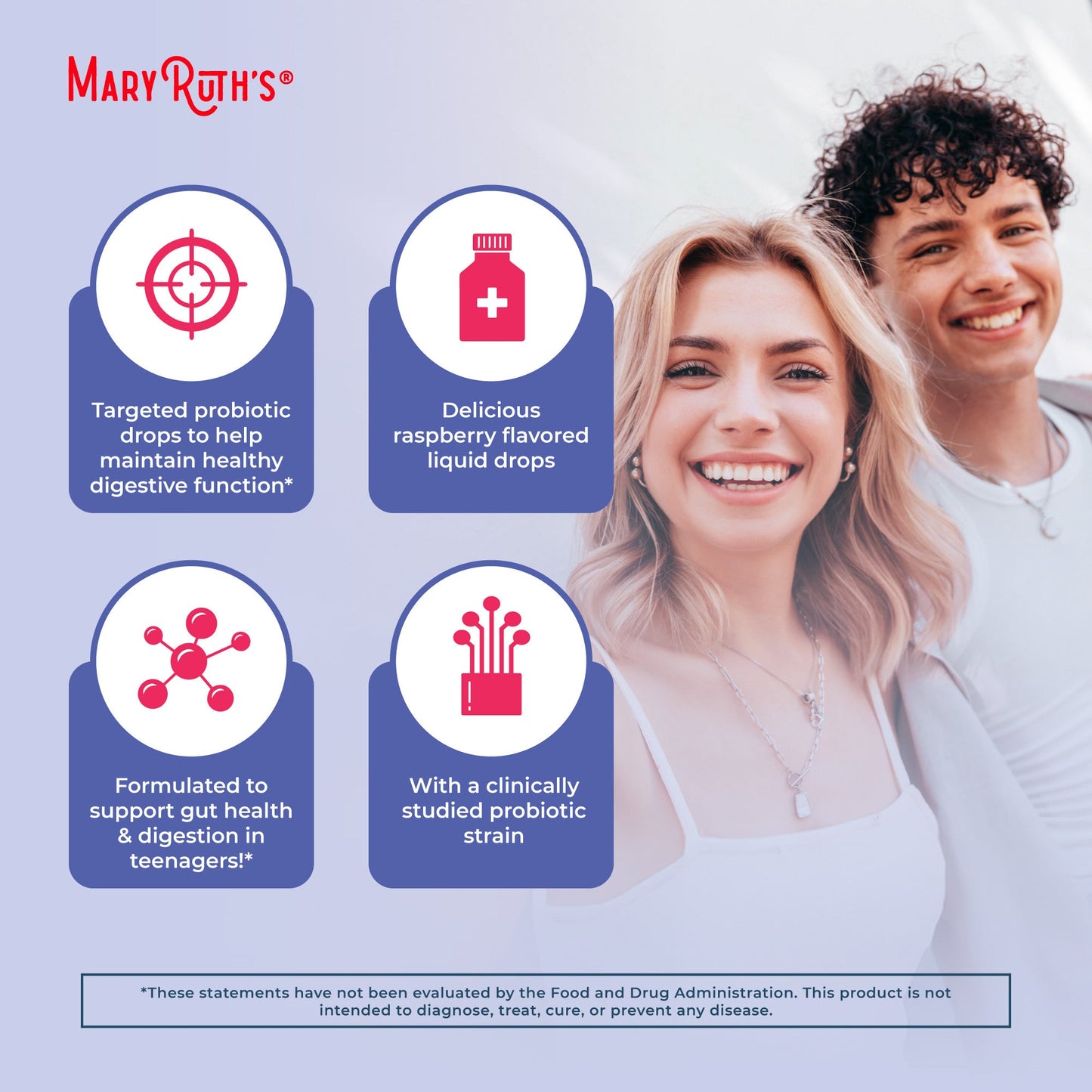 Organic Teen Precision Probiotic Digestive Liquid Drops