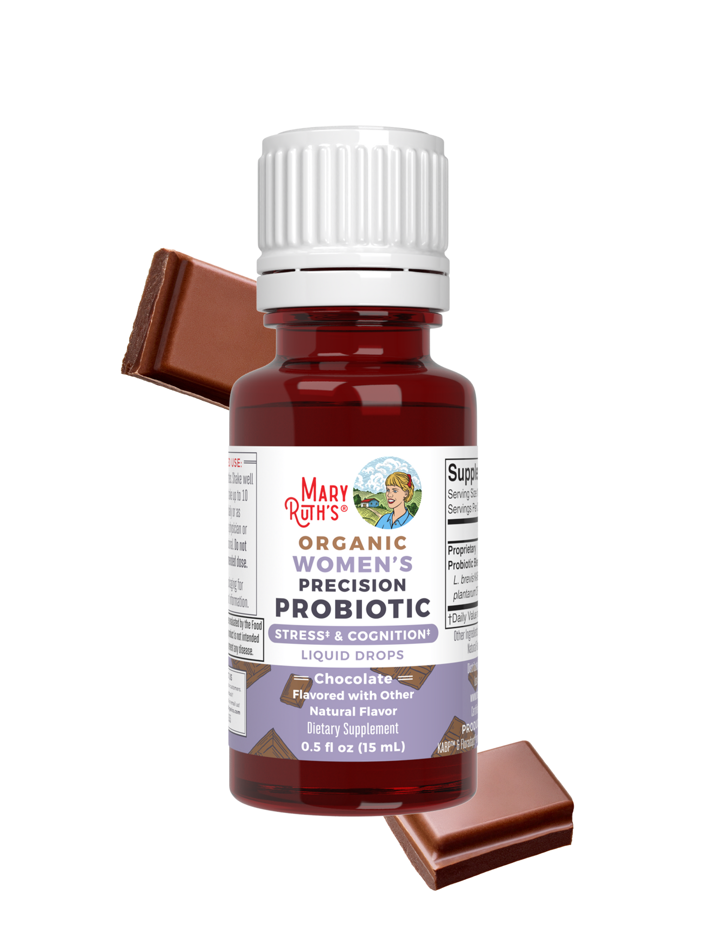Organic Women's Precision Probiotic Stress & Cognition Liquid Drops