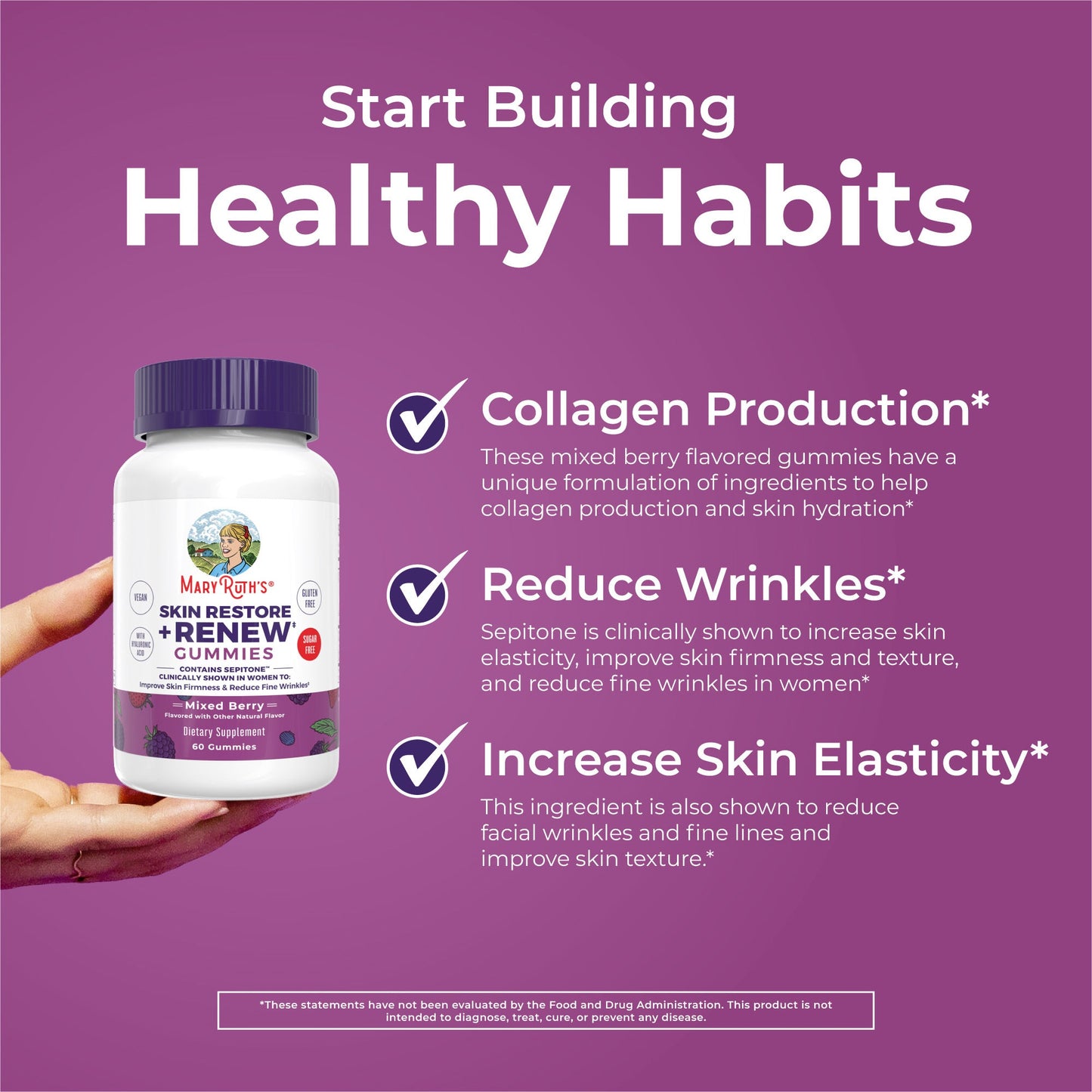 Skin Restore + Renew Gummies