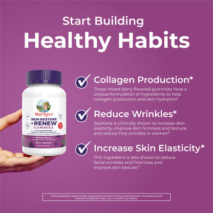 Skin Restore + Renew Gummies
