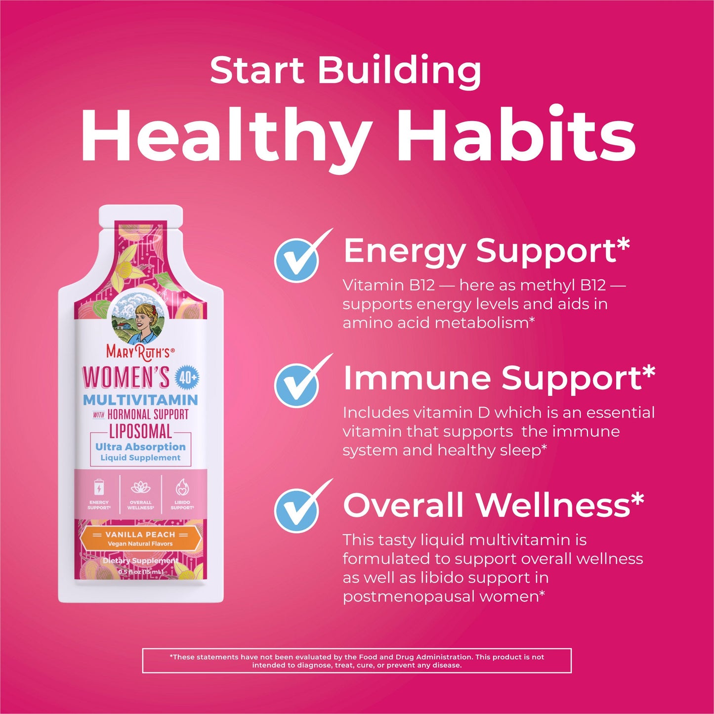 Women's 40+ Multivitamin Liposomal Pouches