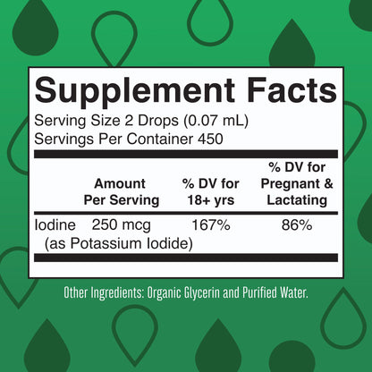 Iodine Liquid Drops