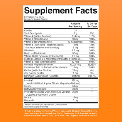 Liquid Morning Multivitamin + Hair Growth