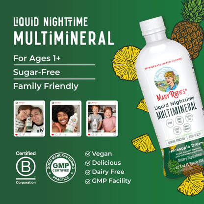 Liquid Nighttime Multimineral (Pineapple)