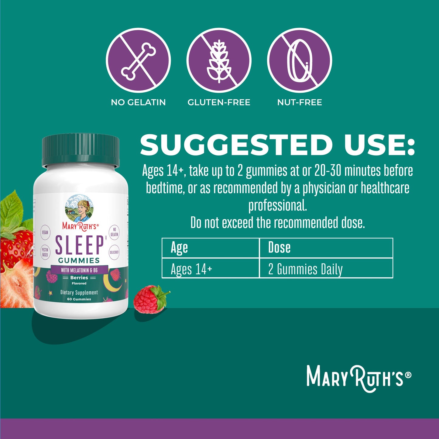 Melatonin Sleep Gummies (Berries)