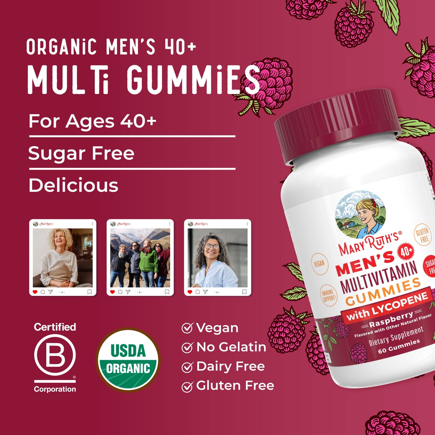 Men’s 40+ Multivitamin Gummies