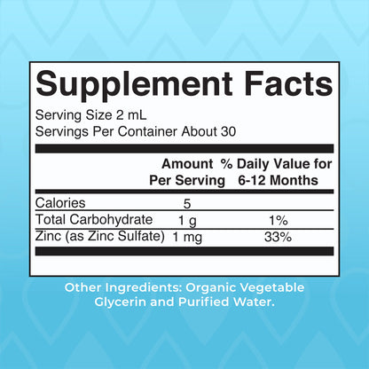 Organic Infant Liquid Zinc