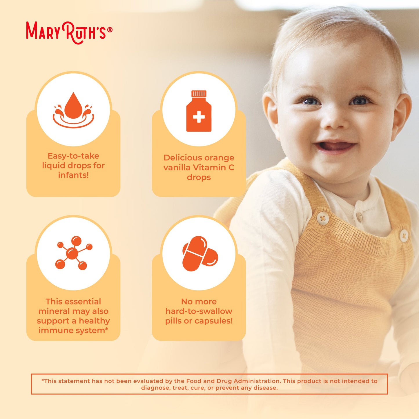 Organic Infants Vitamin C Liquid Drops