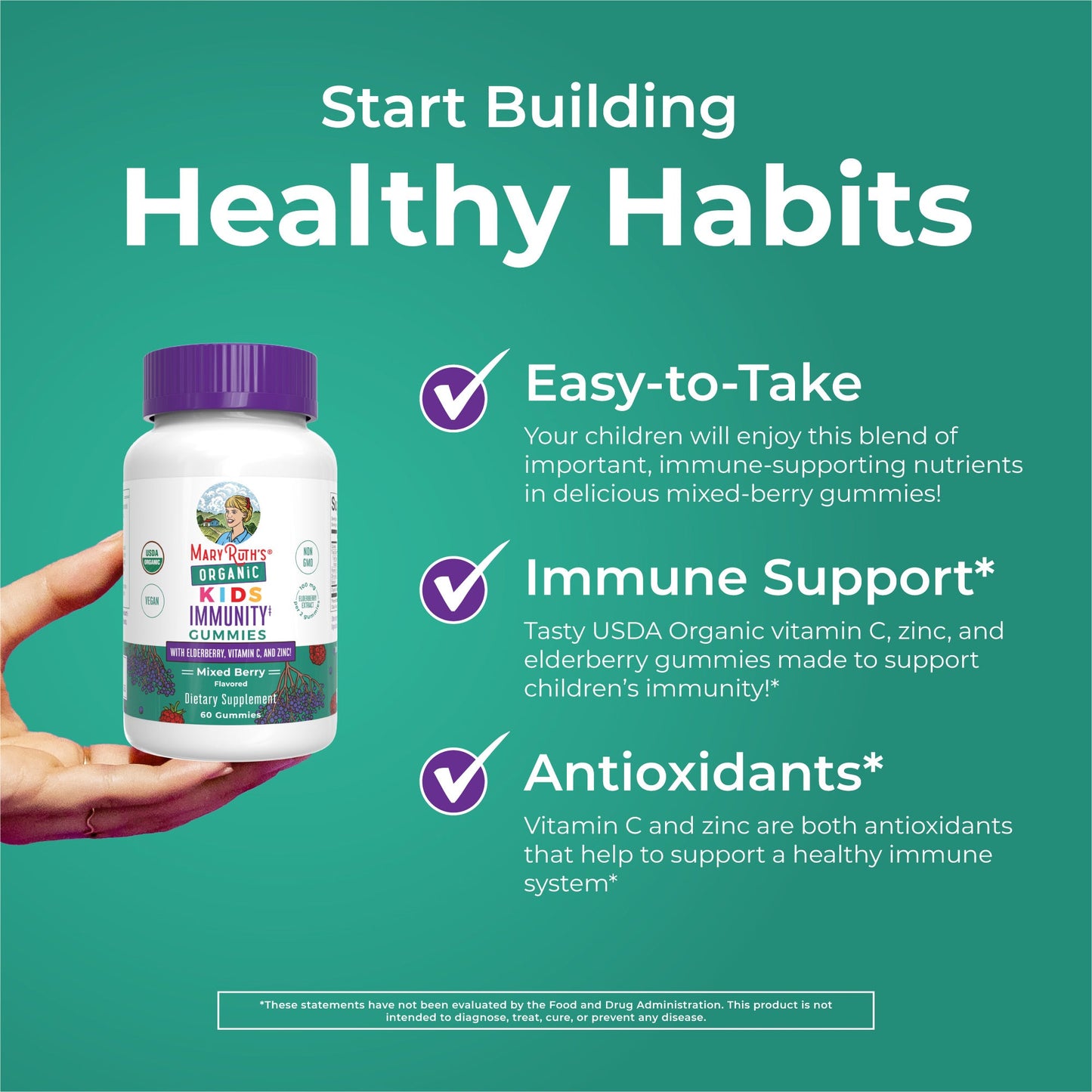 Organic Kids Immunity Gummies