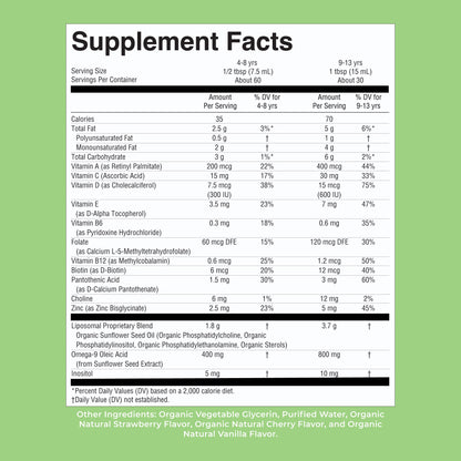 Organic Kids Multivitamin Liposomal