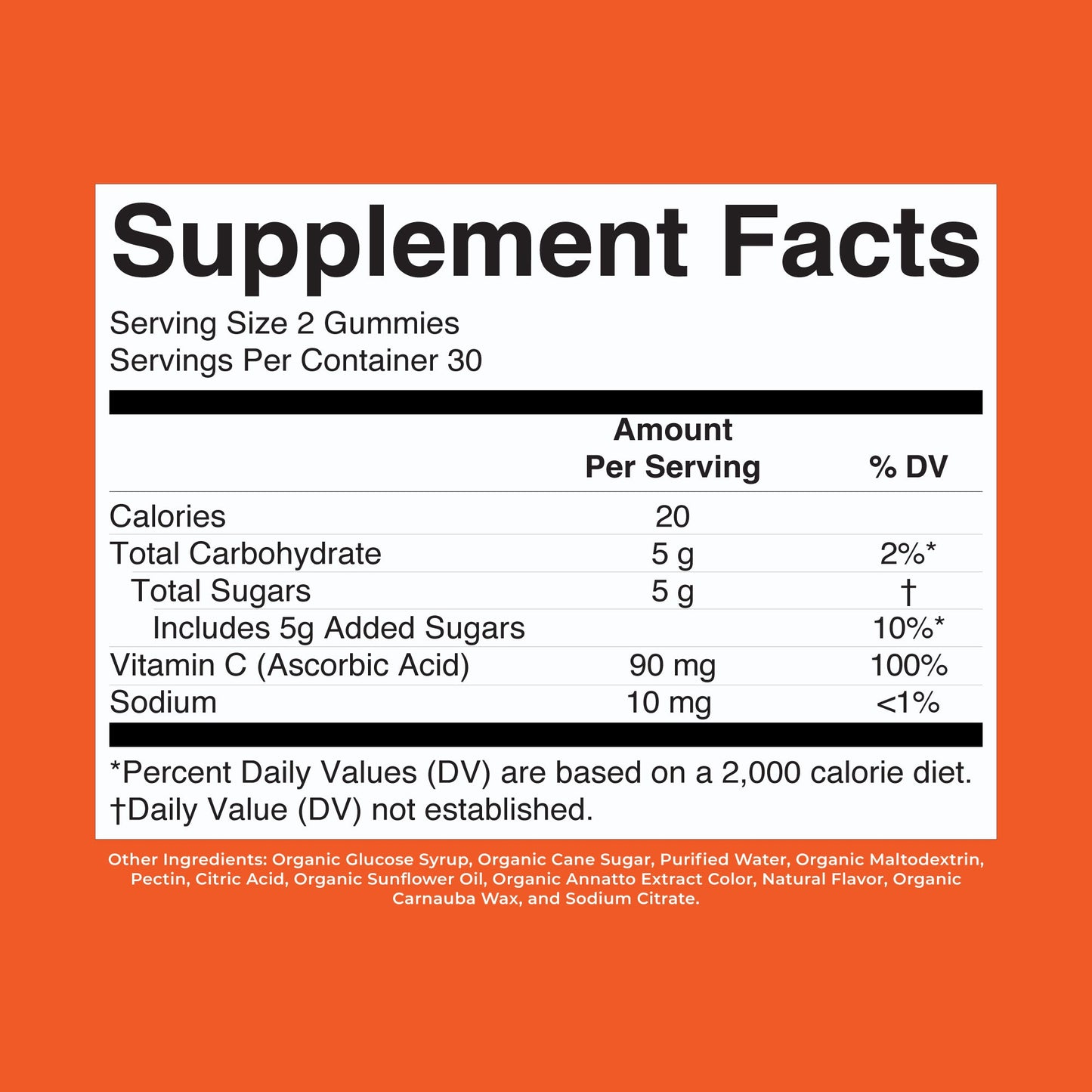 Organic Kids Vitamin C Gummies