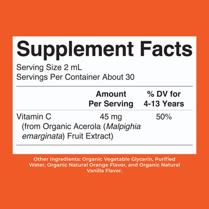 Organic Kids Vitamin C Liquid Drops