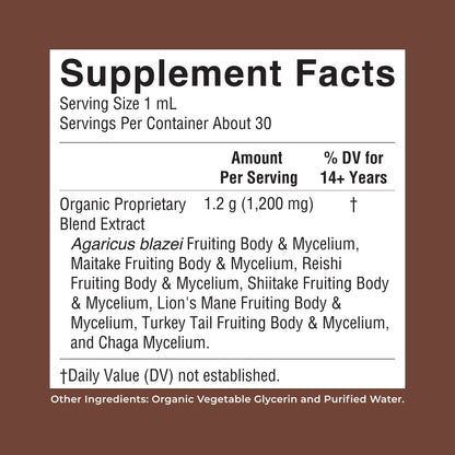 Organic Mushroom Complex Liquid Drops