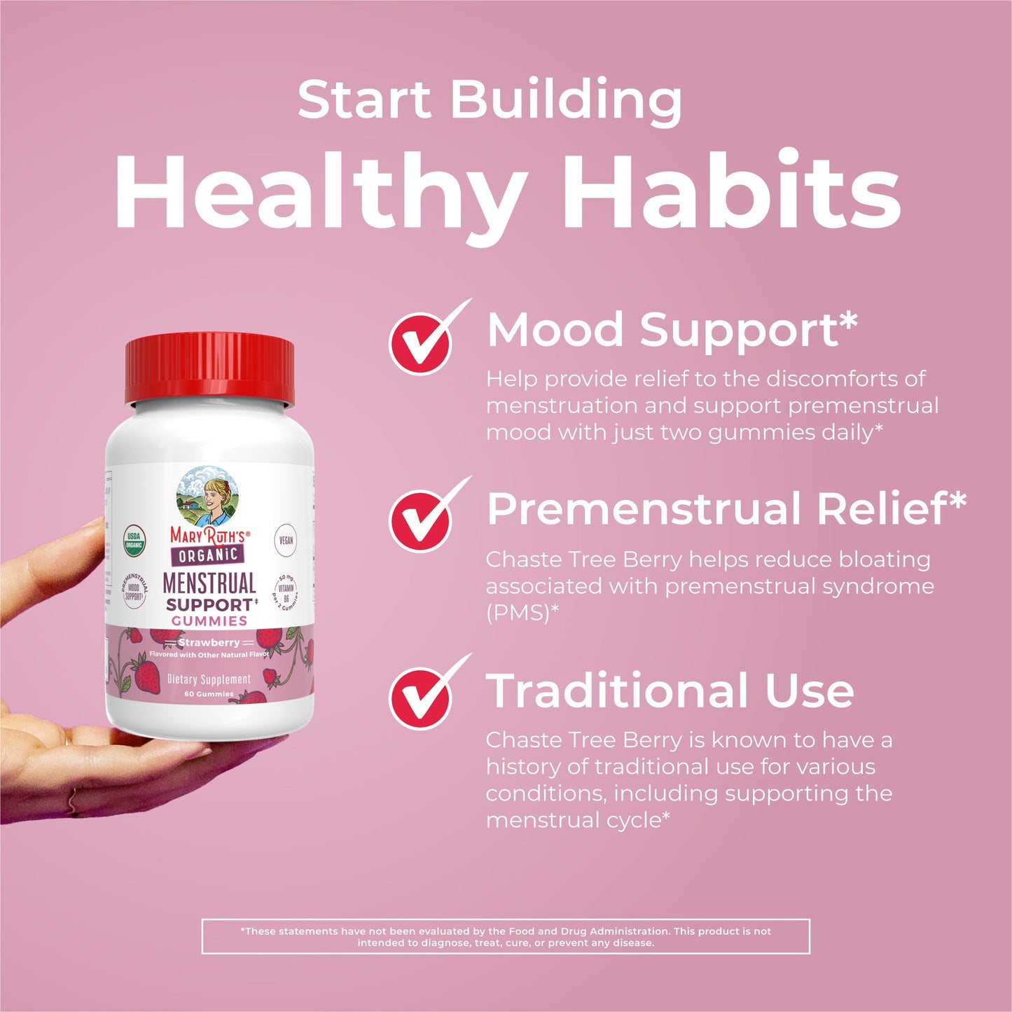 Organic Premenstrual Support Gummies