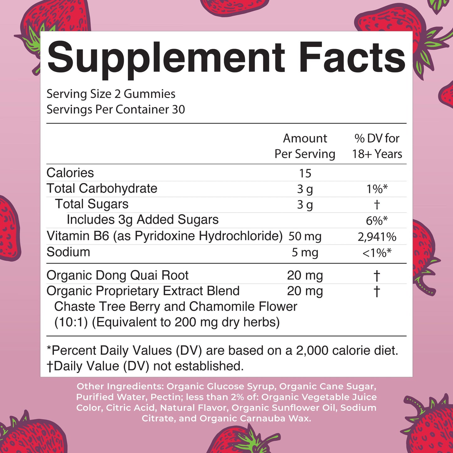 Organic Premenstrual Support Gummies