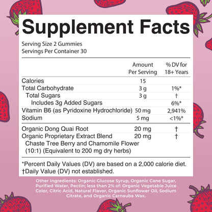Organic Premenstrual Support Gummies