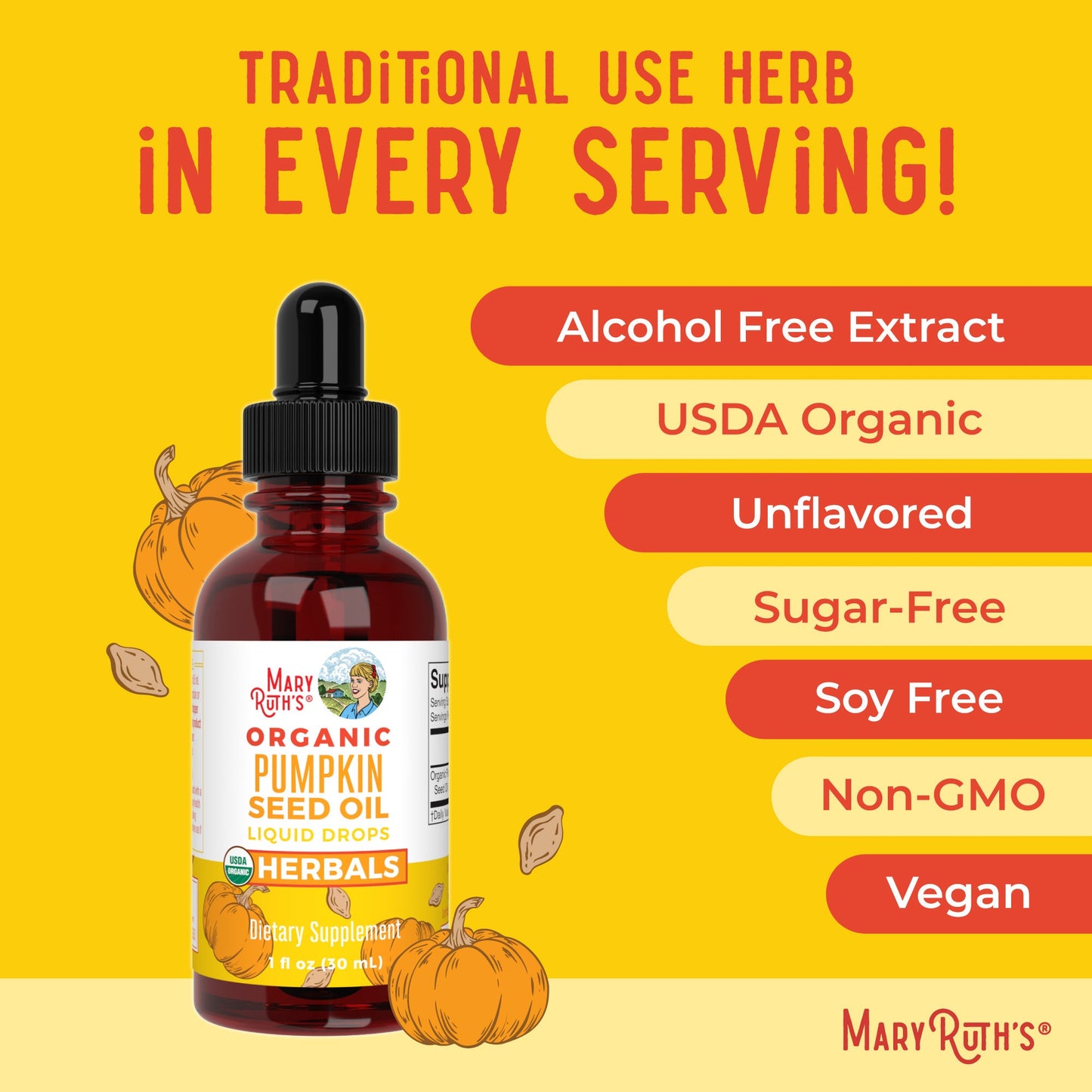 Organic Pumpkin Seed Oil Liquid Drops
