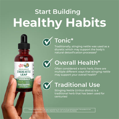 Organic Stinging Nettle Leaf Liquid Drops