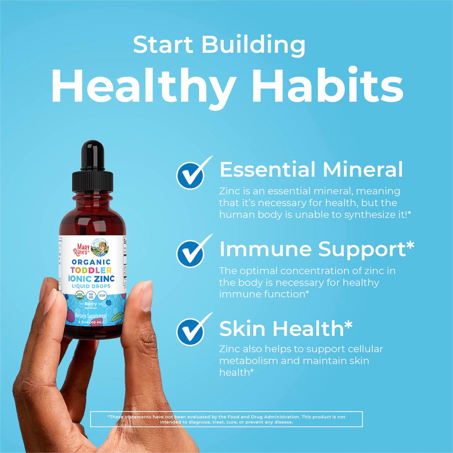 Organic Toddler Ionic Zinc Liquid Drops