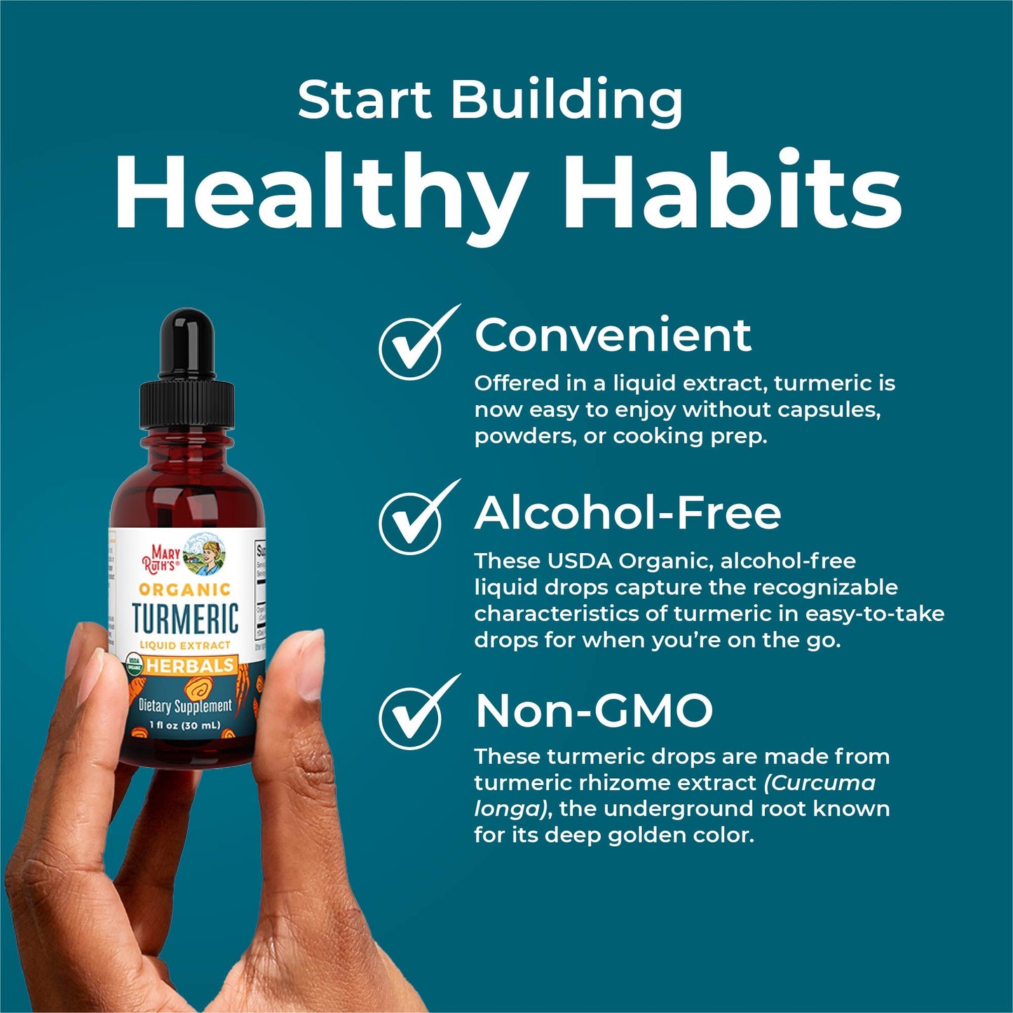 Organic Turmeric Herbal Drops
