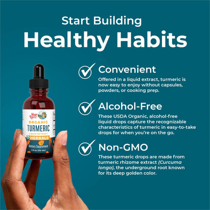 Organic Turmeric Herbal Drops