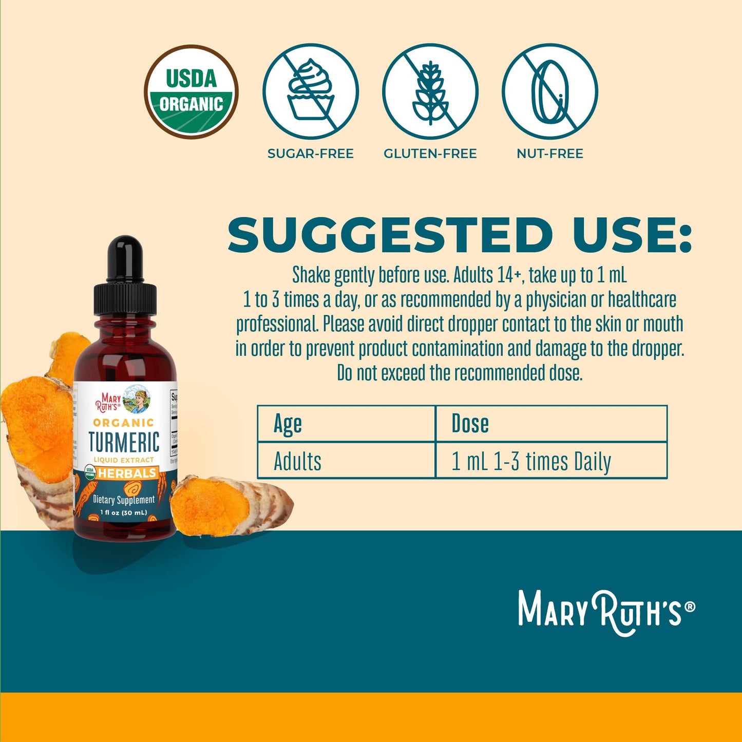 Organic Turmeric Herbal Drops