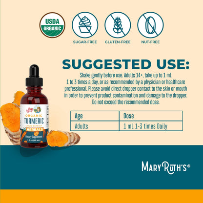 Organic Turmeric Herbal Drops