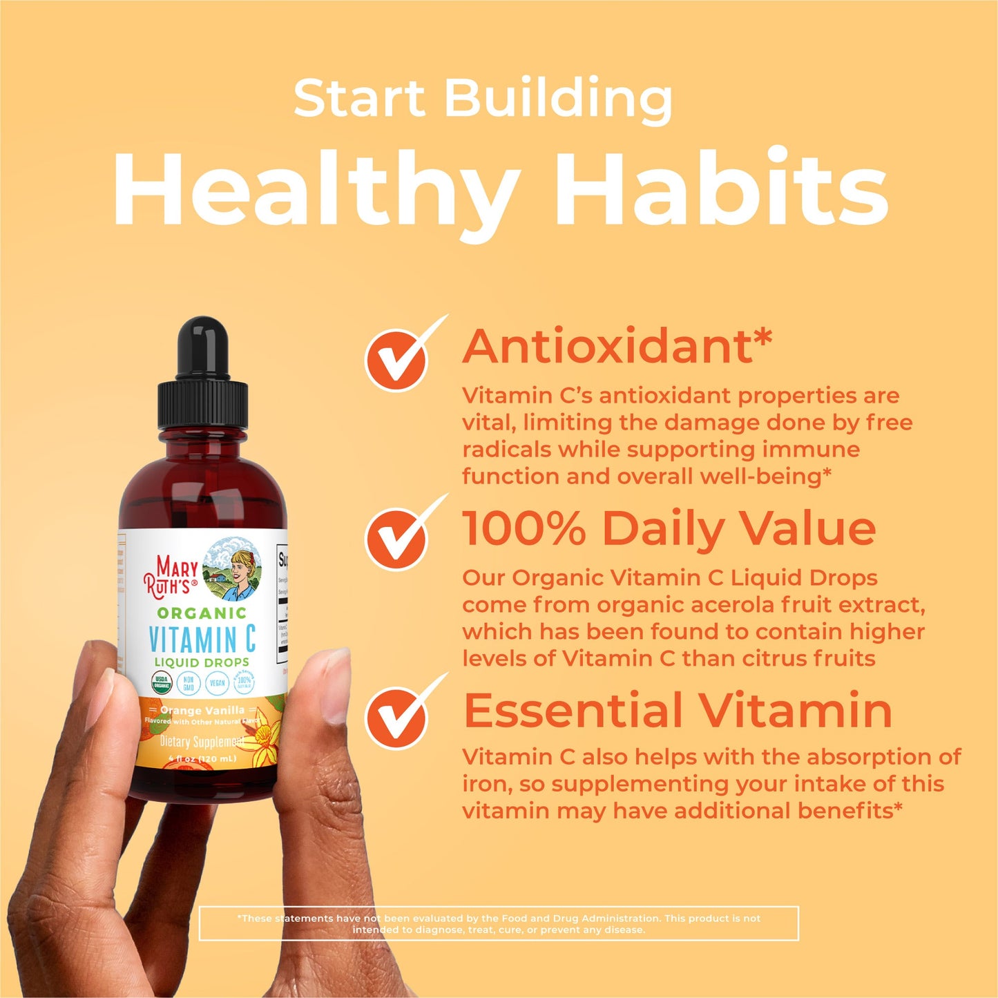 Organic Vitamin C Liquid Drops