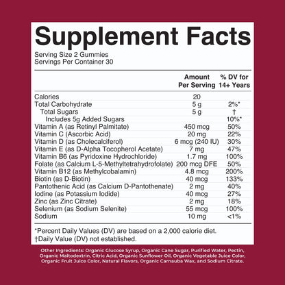 Organic Women's Multivitamin Gummies
