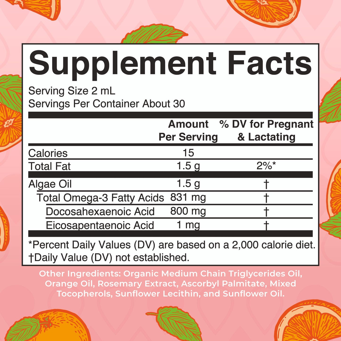 Prenatal & Postnatal Omega-3 Liquid Drops
