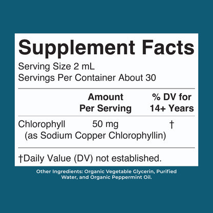 Vegan Liquid Chlorophyll Drops