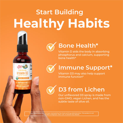 Vegan Vitamin D3 Liquid Spray